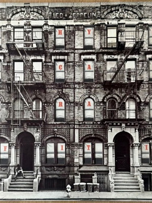 Led Zeppelin Physical Graffiti βινύλιο LP, πρώτη αμερικανική έκδοση 1975