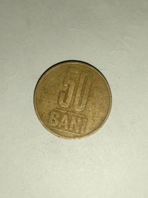 50 Bani coin used, Romania 2005