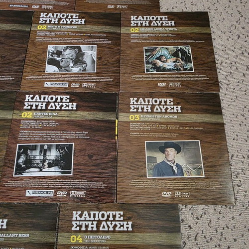 10 adventure DVDs like new with subtitles