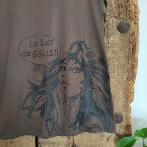 Vintage Y2K Gsus skirt with graphic print and yellow detail like new