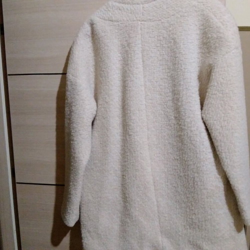 In Wear wool coat new, off white, size XL