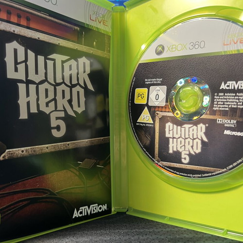 Guitar Hero 5 Xbox 360 game used, untested