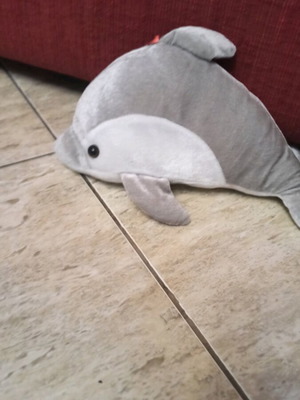 Large plush dolphin like new
