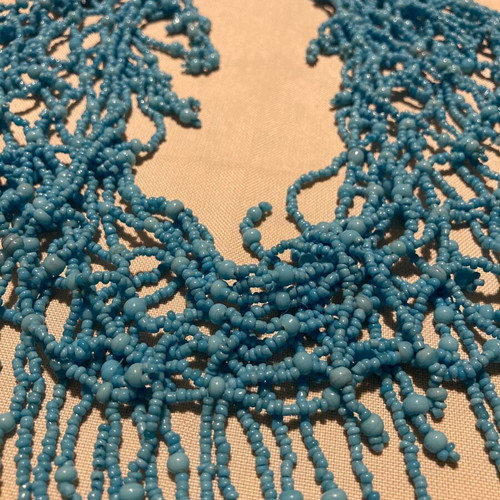 Turquoise handmade necklace and bracelet set like new