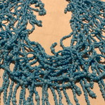 Turquoise handmade necklace and bracelet set like new
