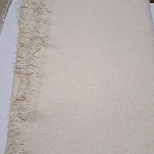 Wool Velentza blanket like new, cream color, 180x220cm