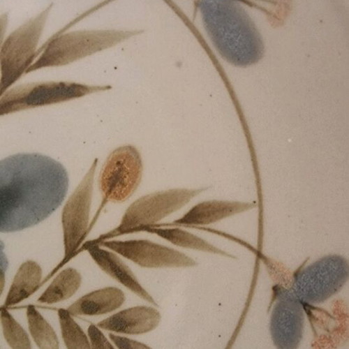 Stoneware Scotland hand-painted ceramic plate like new