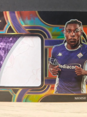 2025-26 Panini Select Serie A Moise Kean Fiorentina /25 Jumbo Patch Tie-Dye Prizm card new