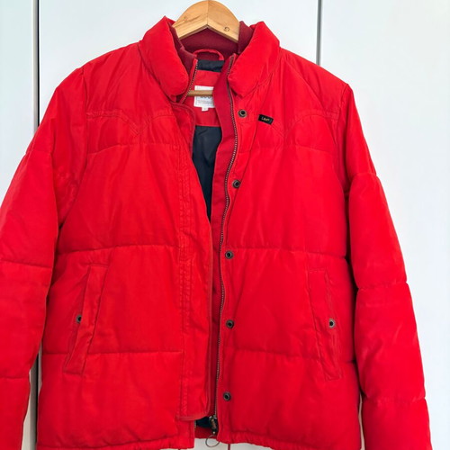 Lee jacket like new, red, size small