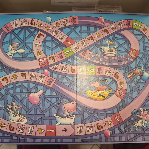 Ravensburger board game The Hippo at the Luna Park 1990
