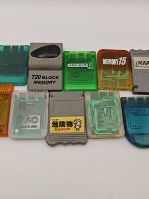 PlayStation 2 memory cards pack of 11 non-working, used