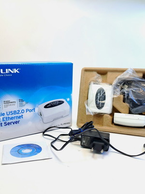 TP-Link TL-PS110U Single USB 2.0 Fast Ethernet Print Server like new