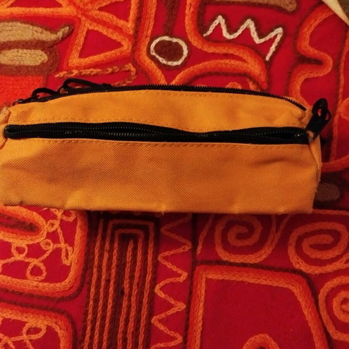 Urban Sportsgear travel toiletry bag orange new with 3 compartments