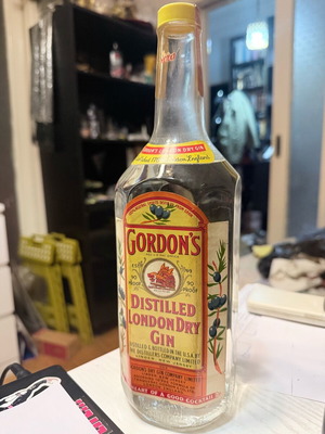 Gordon’s Distilled London Dry Gin 90 Proof sealed, new