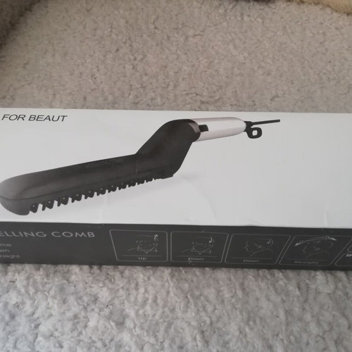 Beard and mustache straightening device new