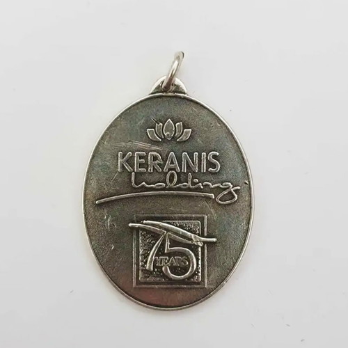 Silver Medal Keranis Tobacco Industry used, 75 Years