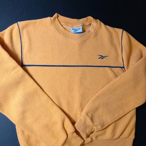 Vintage Reebok sweatshirt used, size 146-152, yellow