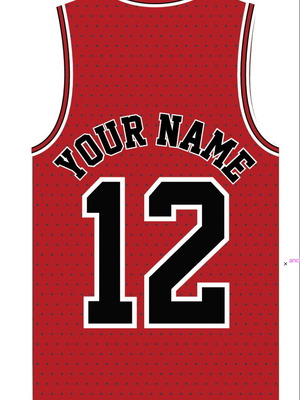 Party poster with basketball jersey made to order, size 30x50