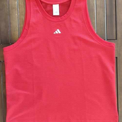 Adidas Legends basketball tank top, red, size L