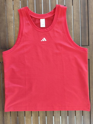 Adidas Legends basketball tank top, red, size L
