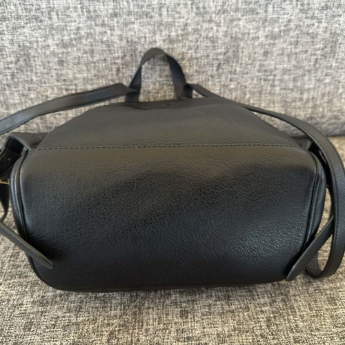 Michael Kors Rhea medium leather backpack used, black