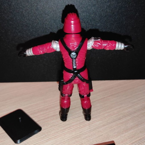 G.I.JOE Crimson Guard Immortal (v1) 1991 figure used, almost complete