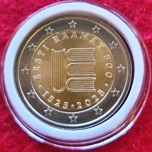 2 Euro 2025 Estonia coin new with protective capsule
