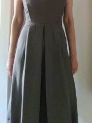 Helmi midi dress gray size small like new