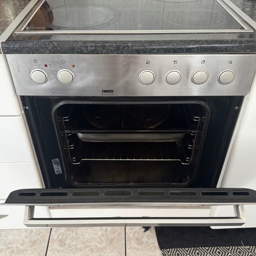 Zanussi electric oven used, inox countertop model 2004