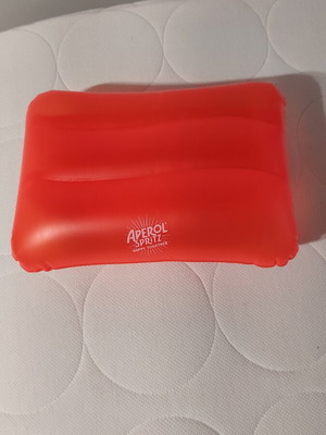Inflatable beach pillow new, Aperol orange, single piece