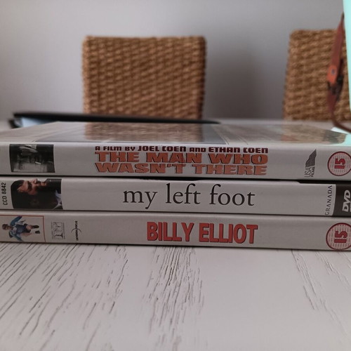 My Left Foot, The Man Who Wasn't There & Billy Elliott DVDs like new, drama