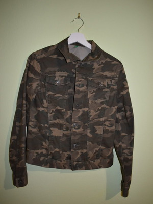 Benetton jacket χακί παραλαβή
