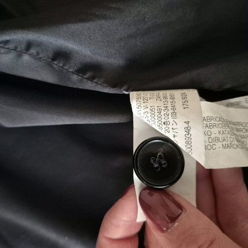 Blue Dark Zara Unisex Jacket like new, size S/M