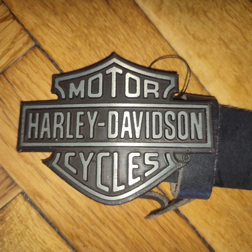 Harley Davidson belt new, genuine leather, black, size 105 cm