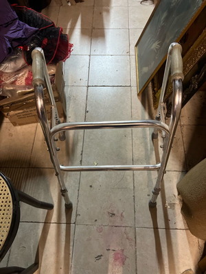 Adjustable height mobility walker used, lightweight