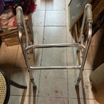 Adjustable height mobility walker used, lightweight
