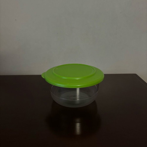 Tupperware Preludio Bowl new, transparent with green lid