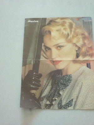 Madonna / Mick Jagger double collectible poster from Manina magazine