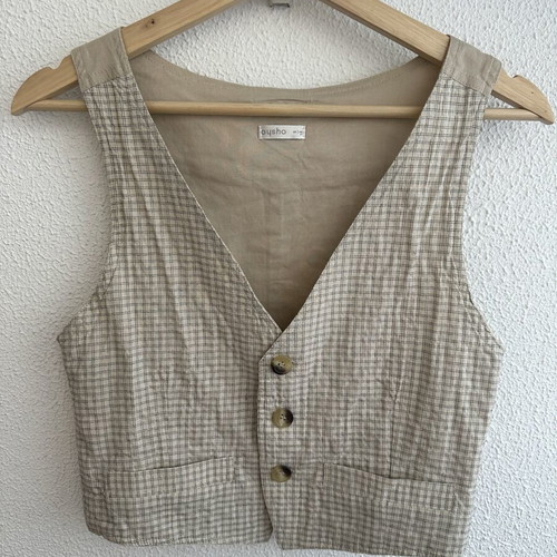 Oysho beige vest new, size S