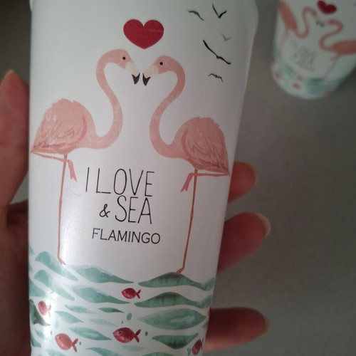 Plastic cups used, set of 4 with summer design