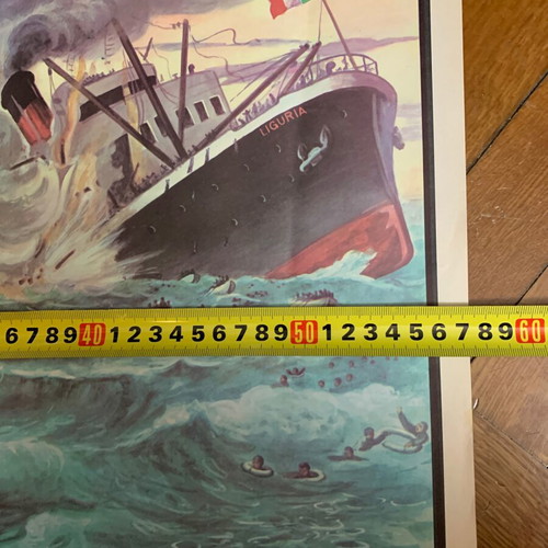Naval Poster 1972 like new, a-Papanikolis 1940