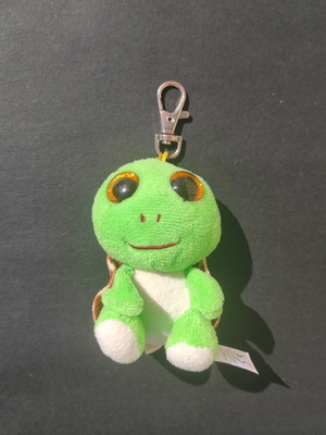 Ty Beanie Boos Turbo turtle plush keychain
