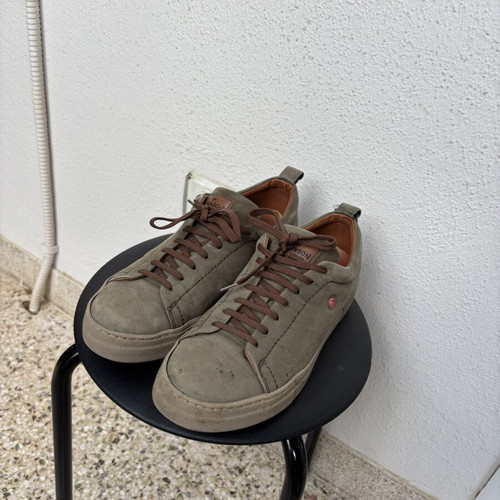Robinson men's leather shoes used, size 42, olive