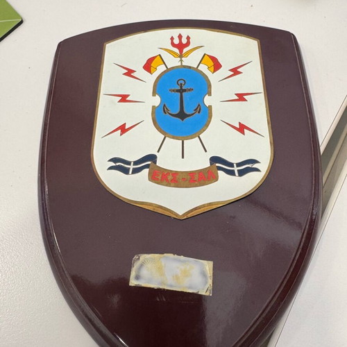 Wall shield used without dedication plaque