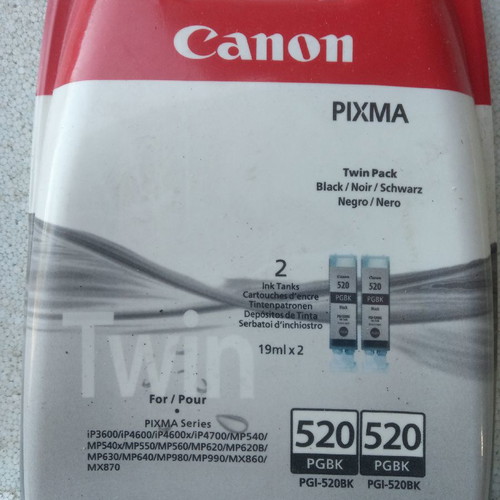 Canon PGI-520BKTP Black Twin Pack new