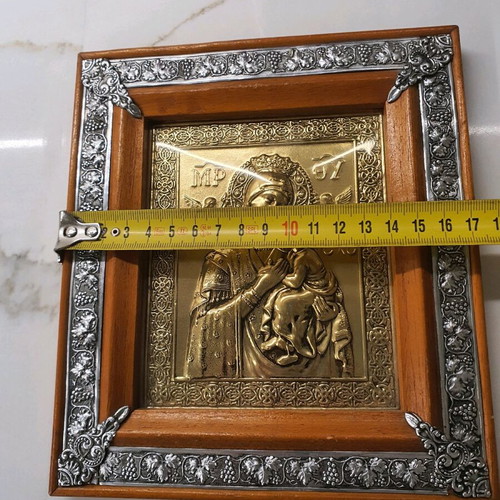 Icon of Virgin Mary with Jesus Christ like new