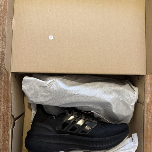 Adidas Ultra Boost athletic shoes new with tags, size 46.5, black