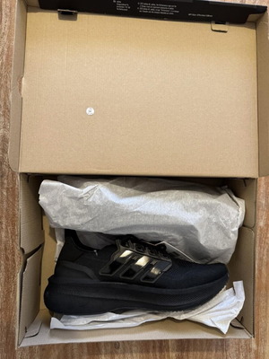 Adidas Ultra Boost athletic shoes new with tags, size 46.5, black
