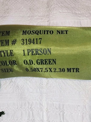 Military mosquito net new single