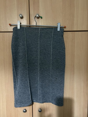 Morgan skirt small size grey polyamide like new, summer fabric